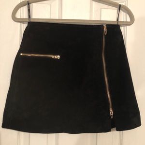 Blank NYC suede skirt